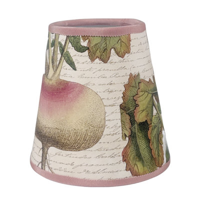 Couvre-abat-jour Betterave sur rose