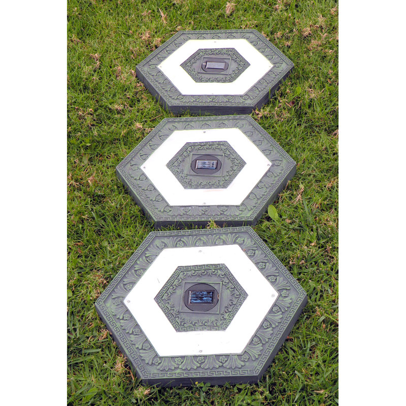 Vanesa Natural Low Voltage Resin Well Light Pack, Green Garden
