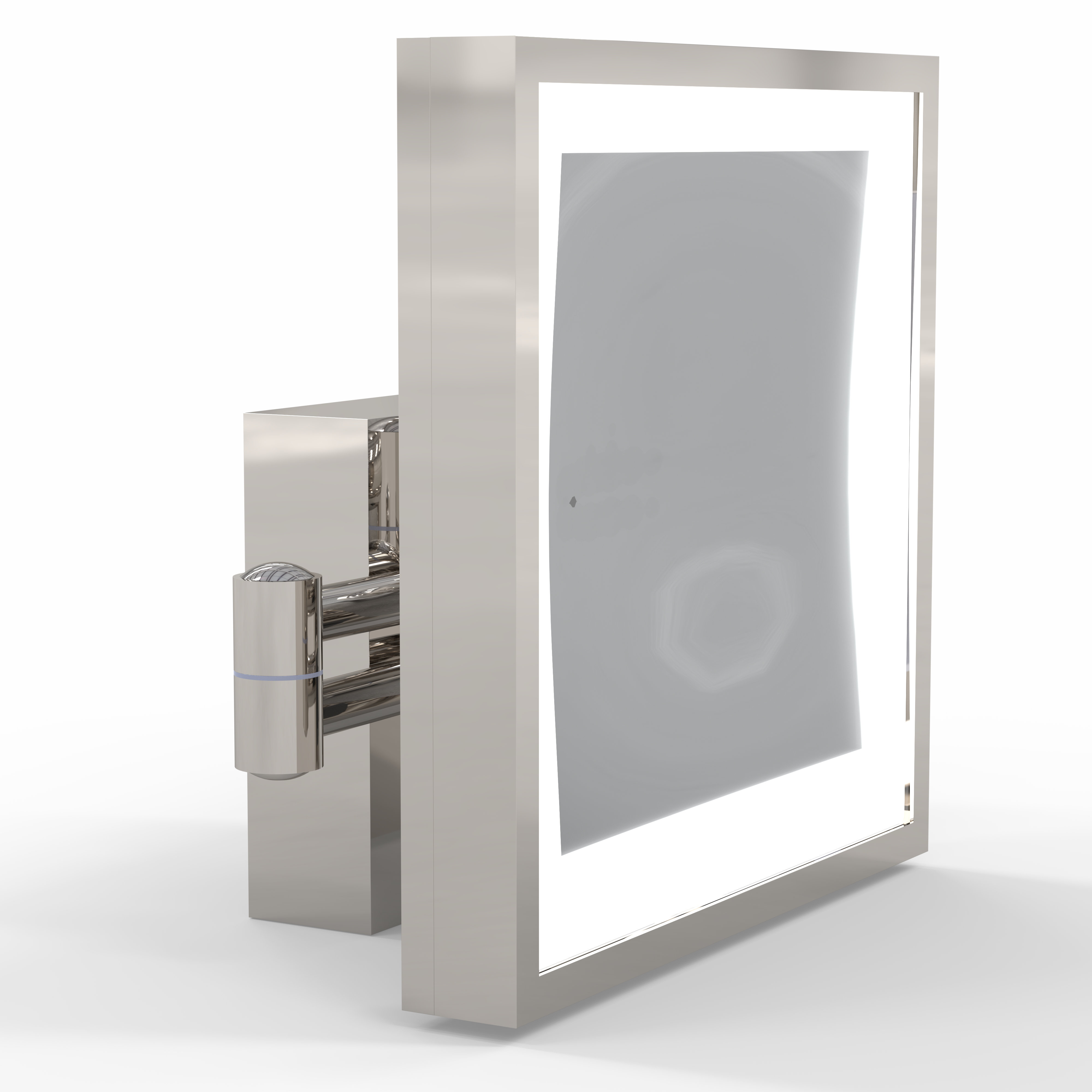 Aptations Kimball Young Square LED Metal Wall Mirror Wayfair