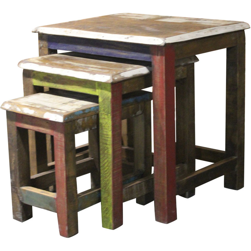 Abbara Solid Wood Nesting Tables