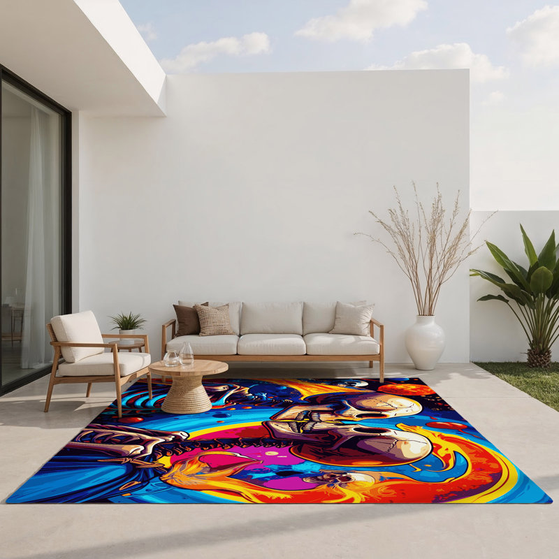 Tapis intérieur et extérieur Neon, Rectangle 9 pi x 12 pi