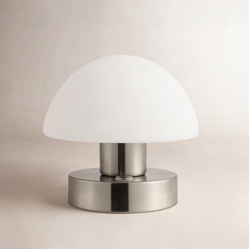 Varena 5.75" Desk Lamp, Nickel