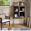 Antonia Savile Flax Dining Arm Chair-428542627