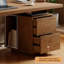 Bureau rétro en bois massif avec 2 tiroirs-1641731216-1641731229