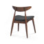 5-Piece Dining Table Set, 1 Table 4 Chairs, Rubberwood Frame, Ergonomic Backrest, Soft Cushioned Chairs