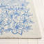 Tapis floral gris / bleu en laine / coton touffeté à la main Chelsea-88088819