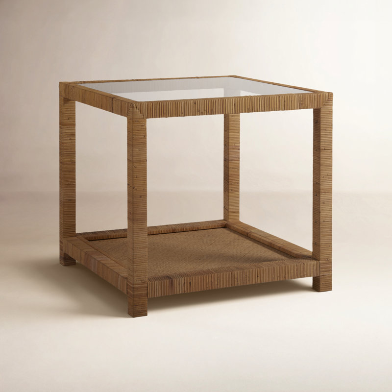 Adalard Glass End Table