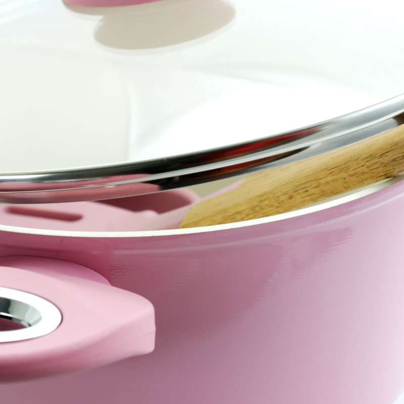 Edward 7 - Piece Non-Stick Enameled Cast Iron Cookware Set