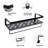 2 Piece Iron Floating Shelf with Towel Bar-1767596091