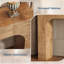 Console 47 po Farmhouse, table d'entrée étroite en bois derrière le canapé-1221415337