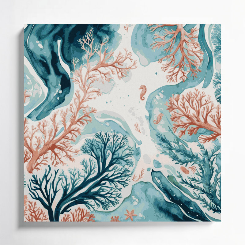 Art mural sur toile gris, H 32 po x l 32 po