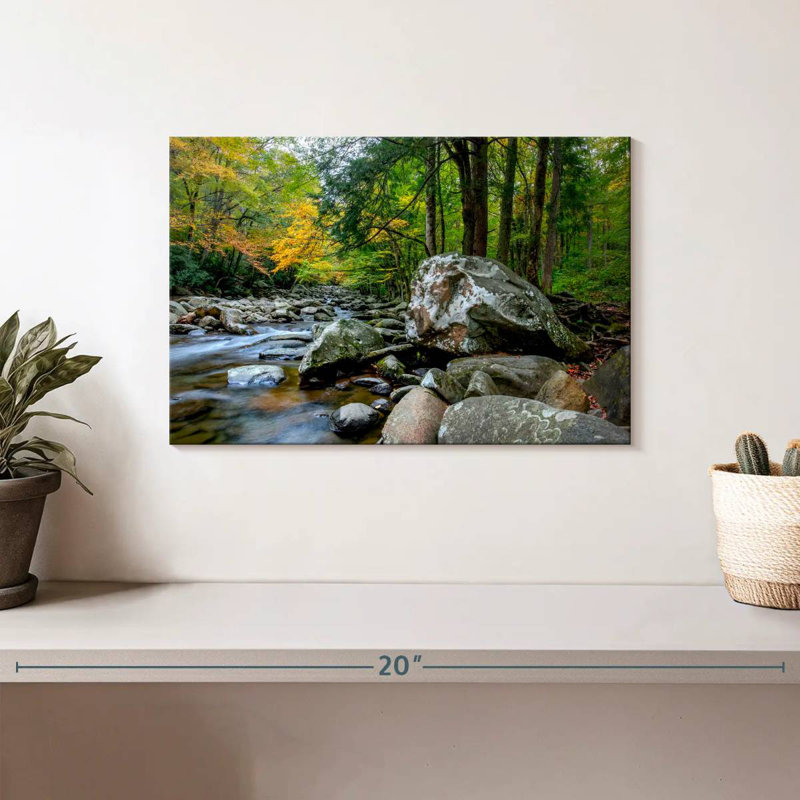 Harnek Autumn Mountain Stream, H 8 po x l 12 po