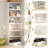Akaylia Freestanding Closet Organizer With Adjustable Shoe Shelves-566236154