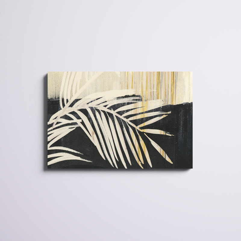 «Golden Raffia I», peinture sur toile, H 24 po x l 36 po