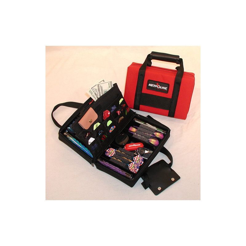 Split Back Metroline Fabric Dart Case, Black