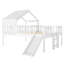Lit mezzanine en bois massif avec lumières DEL, glissade et étoile en forme de lune-66286506-66286507