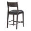 Rooney Leather/wood Counter Stool