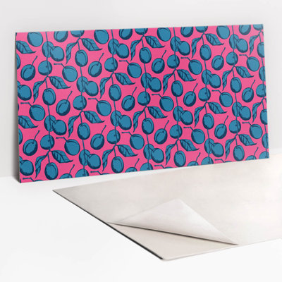 Chastie 50cm x 100cm PVC Field Tile in Pink