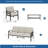 5-Piece Metal Patio Furniture Set-1819452042