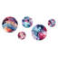 Cordaryl - Ensemble abstrait d'art mural abstrait rond de 5