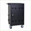 Chariot de charge mobile pour 30 tablettes / ordinateurs portables | Structure en acier | Portes verrouillables | Gestion des câbles | Métal | Noir mat-1169384209