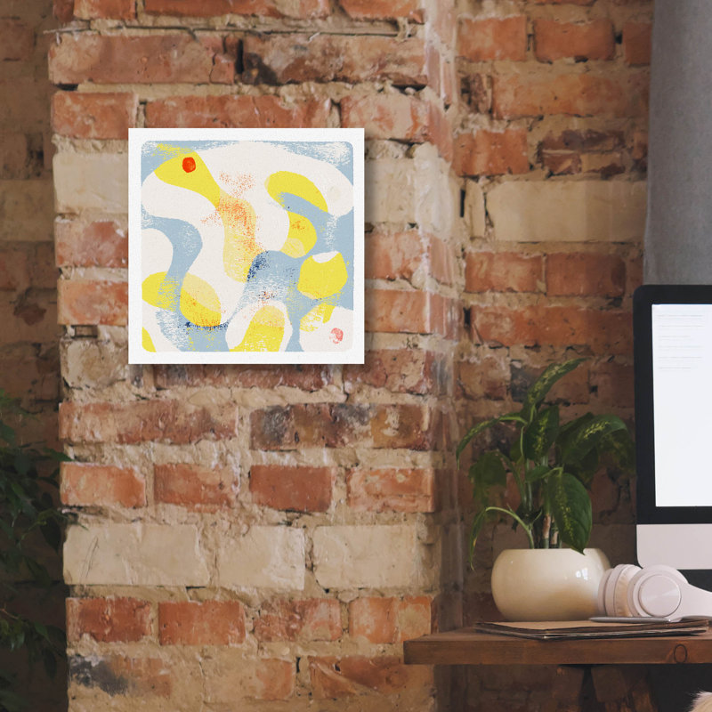  «Mixed Serendipity 3» par Laura Gibson, art mural sur toile, 12 po x 12 po