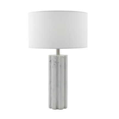 Catalina Marble Bedside Table Lamp