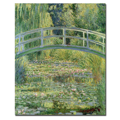 «The Waterylily Pond Pink Harmony 1899» par Claude Monet, reproduction d'art sur toile