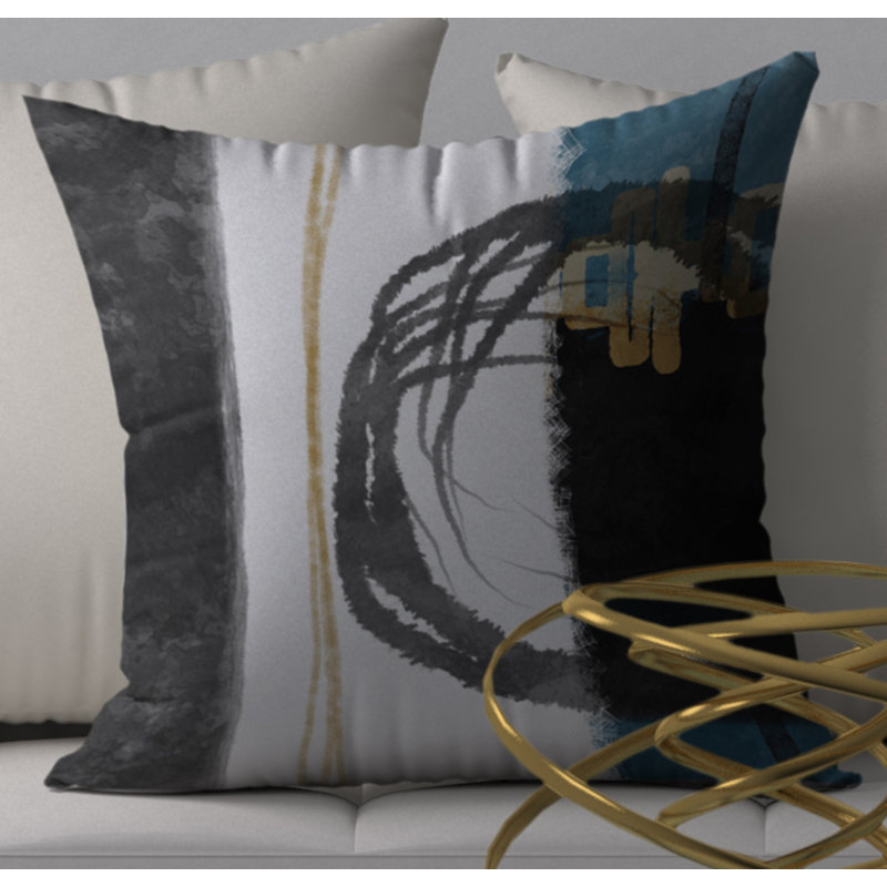 Housse d’oreiller carrée et encart, 24 po x 24 po