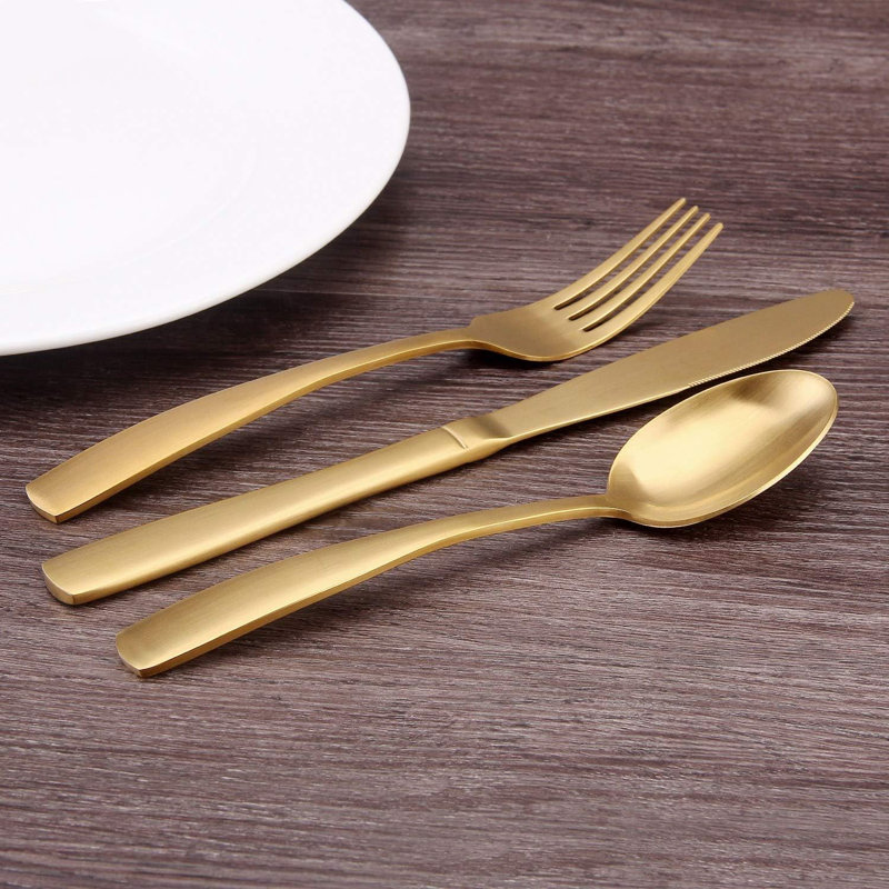 Silverware Set, Gold