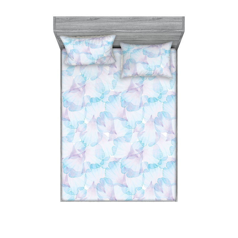 Drap-housse et taie décorative Ambesonne, Ensemble de draps très grand californien avec 2 t