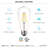 8 Watt (75 Watt Equivalent), ST19 LED, Dimmable Light Bulb, E26/Medium (Standard) Base-87641408