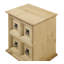 Bridewell Solid Wood 44cm H Media Shelves