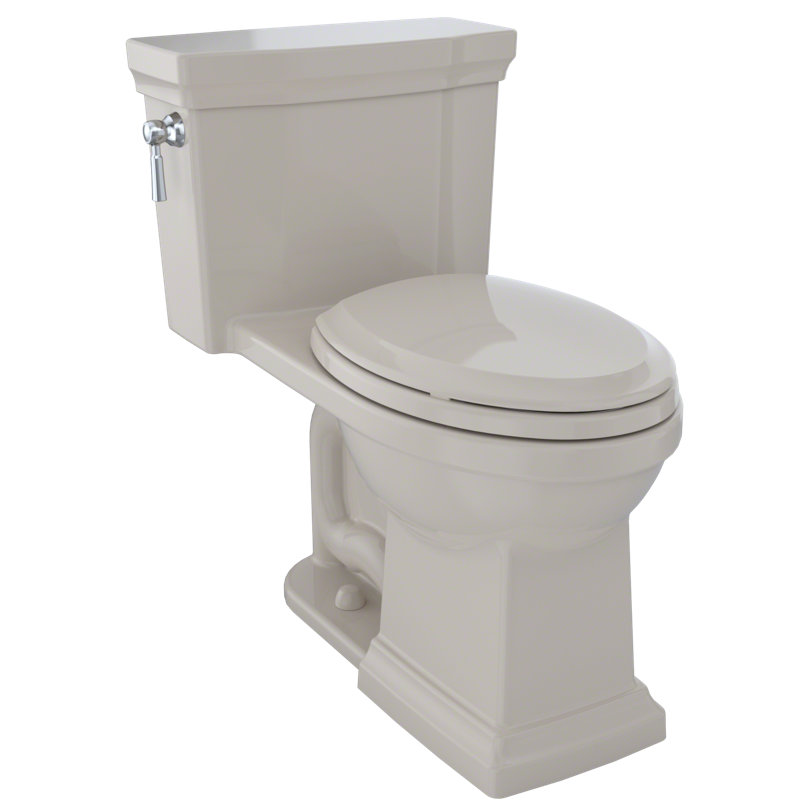Promenade® II Elongated One-Piece Toilet, Bone, Left-Hand