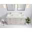Boston 60 po X P 22 po Meuble-lavabo double D en grain fin avec quartz Cove Edge-109375659