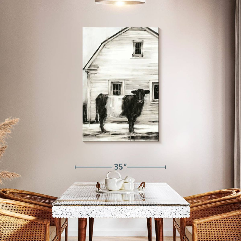 Brampt Belted Galloway I, 45" H x 30" W