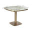 Celeste Square Marble Dining Table