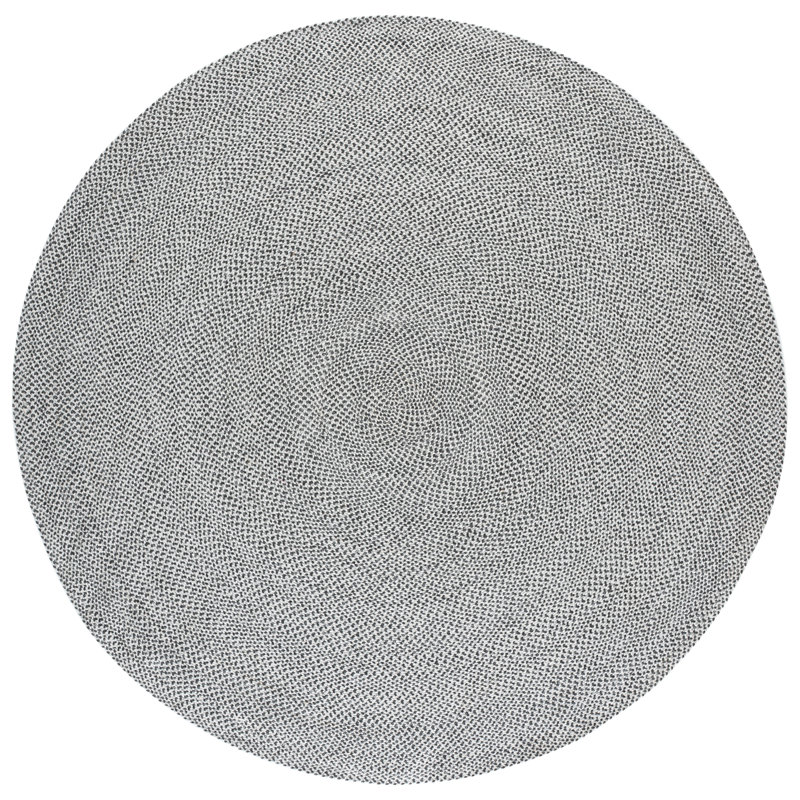 Waltrip Hand Woven Performance Abstract Rug, Round 8'