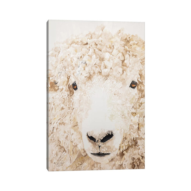 Woolly by Diane Fifer - Wrapped Canvas Painting, 101.6 cm H x 66.04 cm W x 1.91 cm D