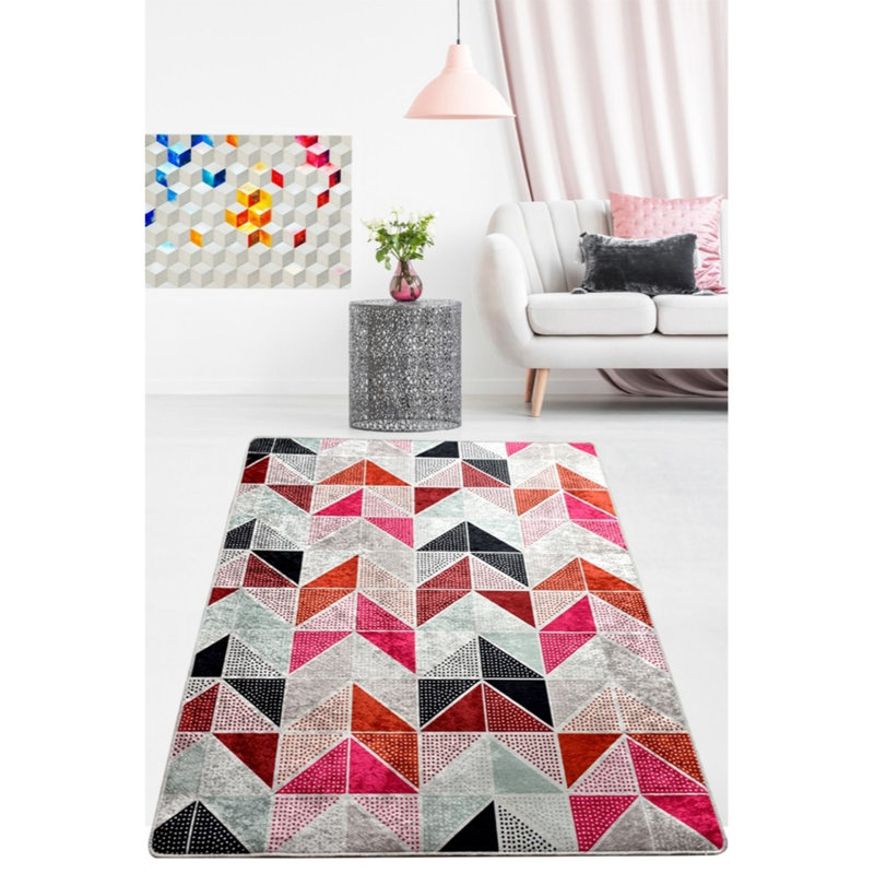 Premium Hall Carpet, 100% Polyester, 39.4 x 78.7 Inches | 4 mm Pile Height, 10 mm Total Thickness | Antibacterial, Non-Slip Underside, Machine Washable | Perfect for Entryway, Living Room & Home Décor
