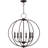 6 - Light Candle Style Globe Chandelier-907321520