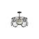Nala Five-Light Convertible Chandelier w/ Multi-Faceted Optic Crystal Glass