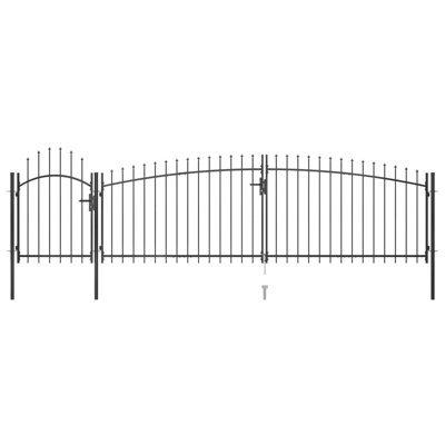 Papaleo Black Metal Gate