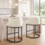 Tabouret de bar 25,2 po Beige-905729751