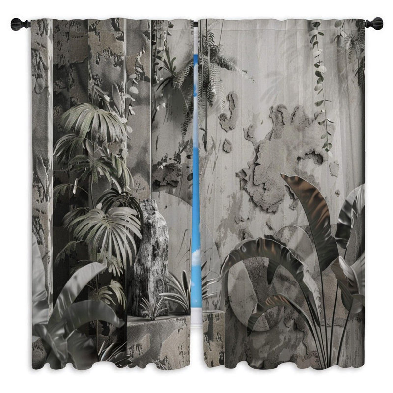 Niommi Room Darkening Curtain Pair, 40" W x 52" L