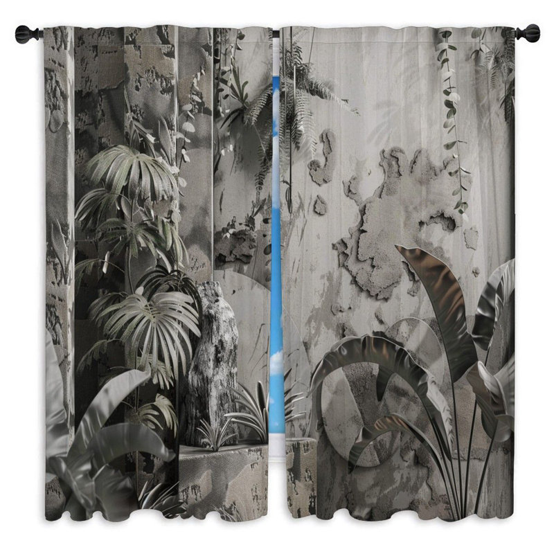 Niommi Room Darkening Curtain Pair, 40" W x 82" L