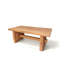 Table basse en bois massif avec dimensions personnalisables