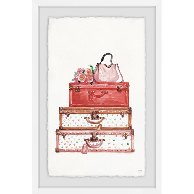 Travel Ready - Single Picture Frame Painting, 30 cm H x 20 cm W x 4 cm D
