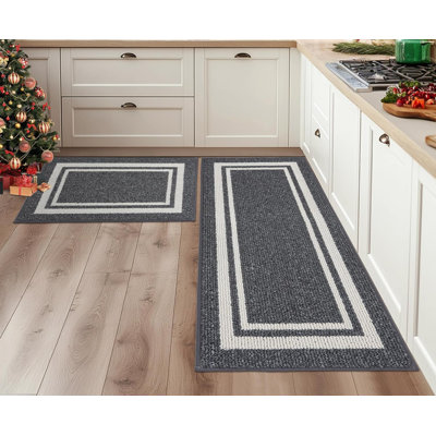Geometric Anti-Fatigue Non-Skid Kitchen Mat