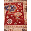 Crème | Tapis d'intérieur rouge fait à la main rouge en soie et laine rouge-349735888